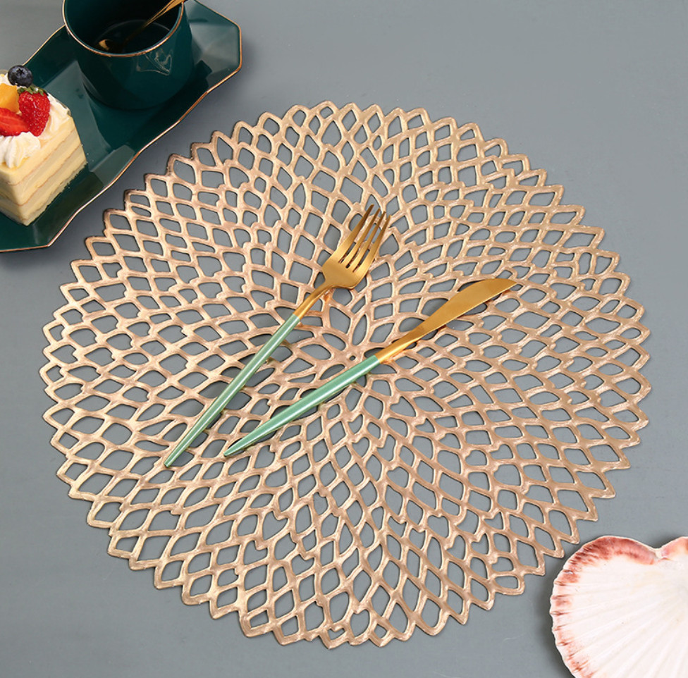 Серветка сервірувальна 5455 38 см Золотистий (4220838)