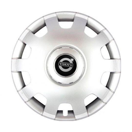 Ковпаки автомобільні SKS 212 R14 з логотипом Volvo 4 шт. Сріблястий Ковпаки автомобільні SKS 212 R14 з логотипом Volvo 4 шт. Сріблястий