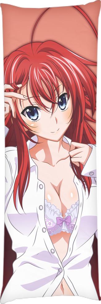 Подушка дакимакура Rias Gremory 40x100 см (13534112)