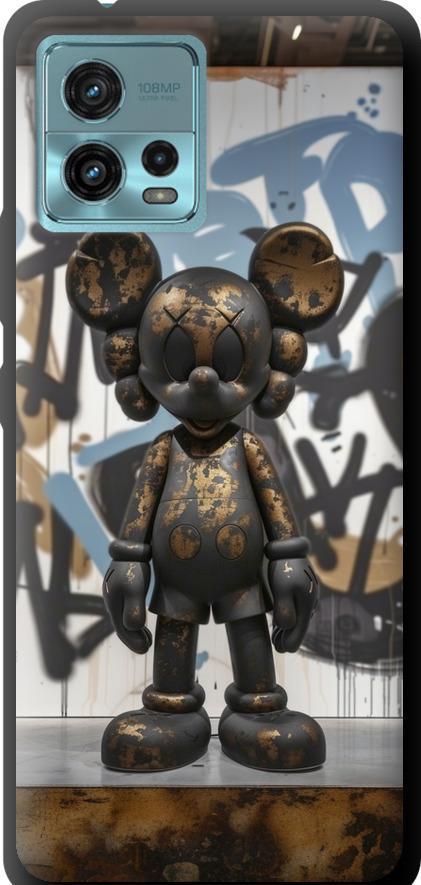 Чехол на Motorola G72 Bronze kaws v2 (6098b-2859-42517)