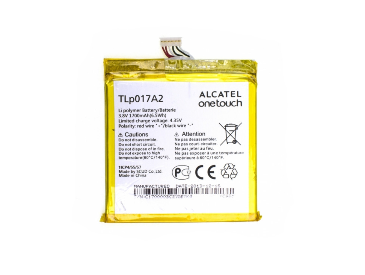 Акумулятор для телефону Alcatel TLp017A2/6012 1700 mah (810521311) Акумулятор для телефону Alcatel TLp017A2/6012 1700 mah (810521311)
