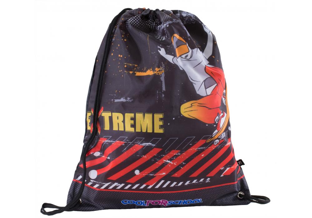 Сумка для обуви Cool For School Extreme 40х33 см Черный (CF85757)