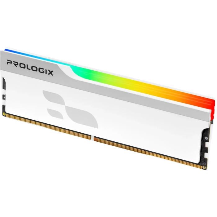 Оперативная память PrologiX Onyx RGB 16 Гб DDR5 5600 МГц CL38 White (PRO16GB5600YWR5)