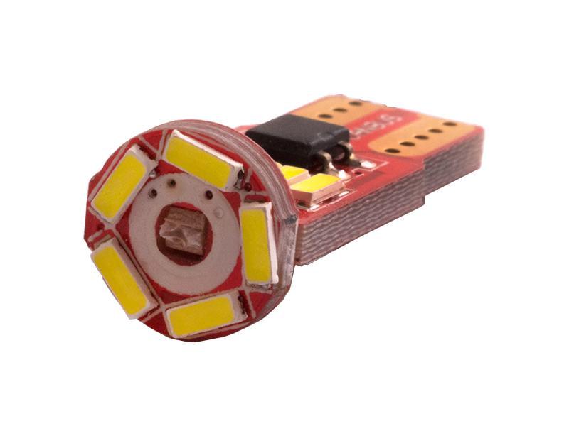 Автомобільна лампа світлодіодна LEDUA T10-4014-15 SMD обманка 12V Білий (1678)