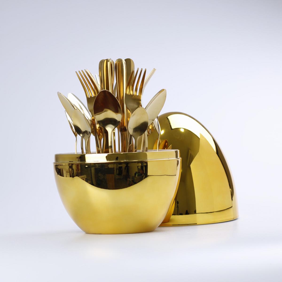 Набор из нержавеющей стали столовых приборов 24 шт. (HP7882GL) - фото 4