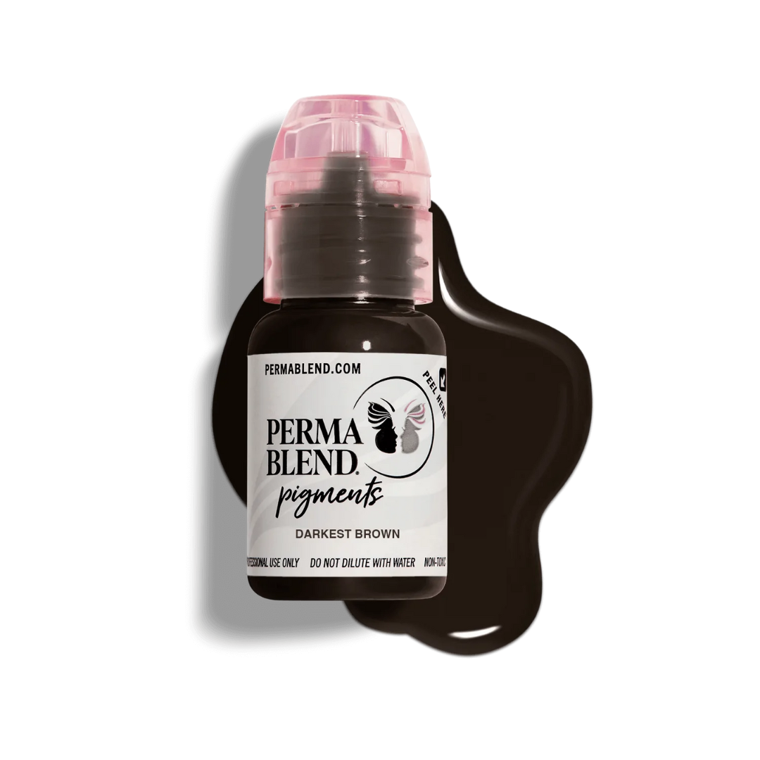 Пигмент для татуажа Perma Blend Darkest Brown