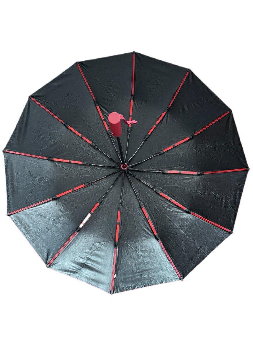 Парасолька-автомат SKS 12 шестисегментних спиць з системою антивітер Червоний - фото 6 Парасолька-автомат SKS 12 шестисегментних спиць з системою антивітер Червоний - фото 6
