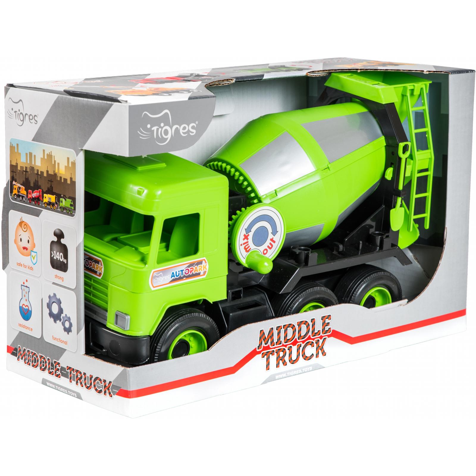 Игрушечная машина Wader Middle truck City Бетономешалка 44x26x20 см (39485) - фото 2