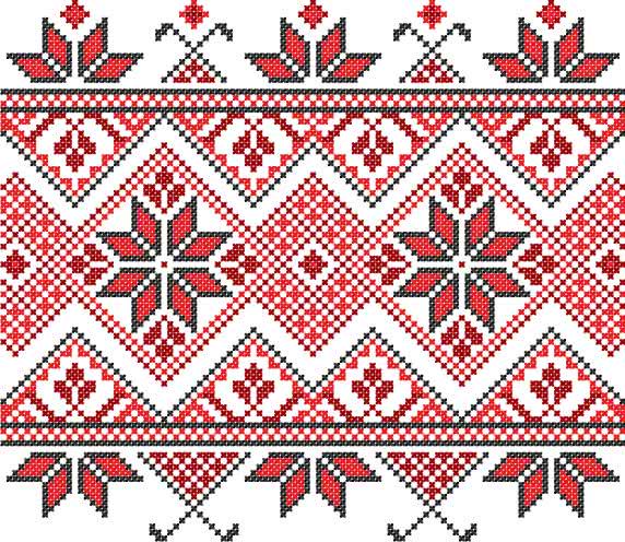 Вишиванка на авто 3D Tuning Studio Гуцульська 48 1000х200х0,15 мм (1370)