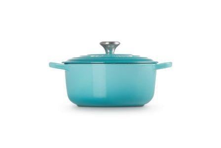 Kаструля Le Creuset Evolution 2,4 л чавунна з кришкою Turquoise (21177201702430) - фото 3