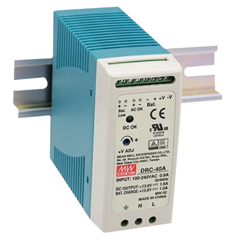 Блок питания MeanWell DRC-40A 14V 1,9А 40 Вт установка на DIN-рейку Синий (31330489)