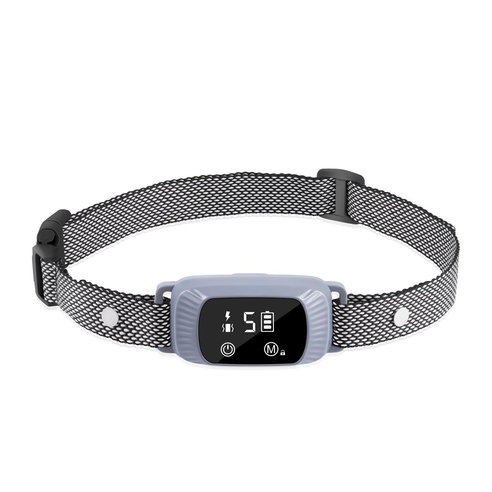 Нашийник-антилайт DOG Bark Control Collar Q8 Grey (10048)