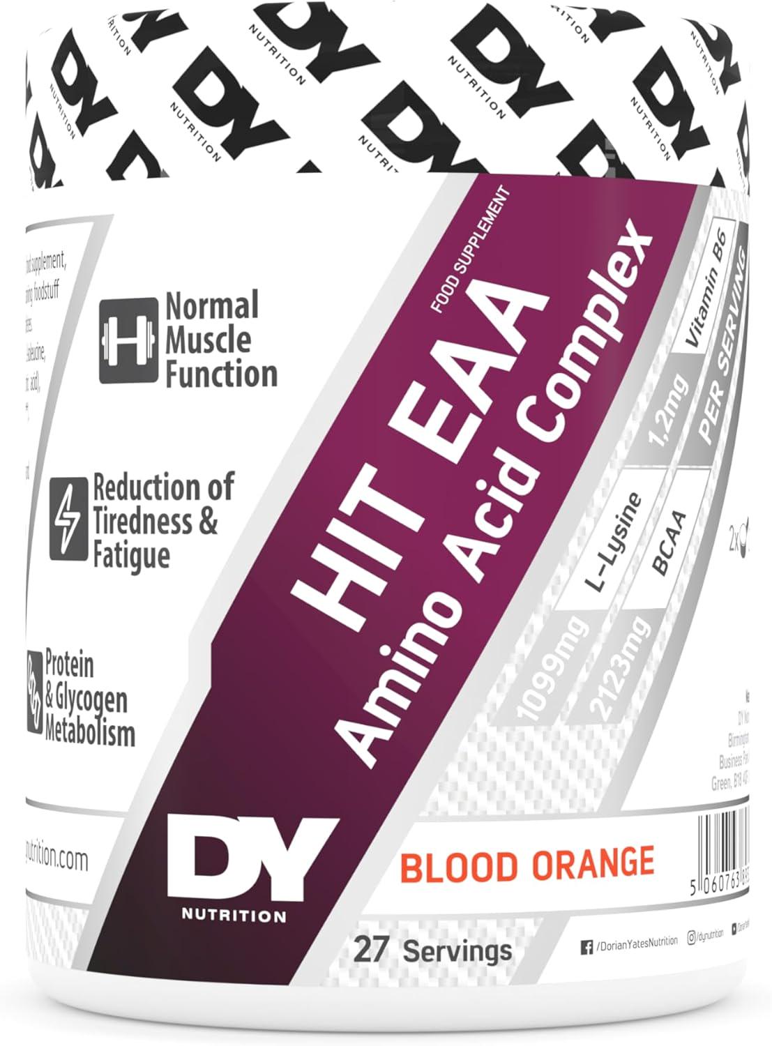 Комплекс аминокислот Dorian Yates Nutrition HIT EAA AMINO Blood Orange 360 г Комплекс аминокислот Dorian Yates Nutrition HIT EAA AMINO Blood Orange 360 г