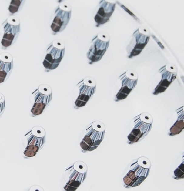 Верхний душ для душевой кабины со съемным штоком 15 см Хром (L150) - фото 3