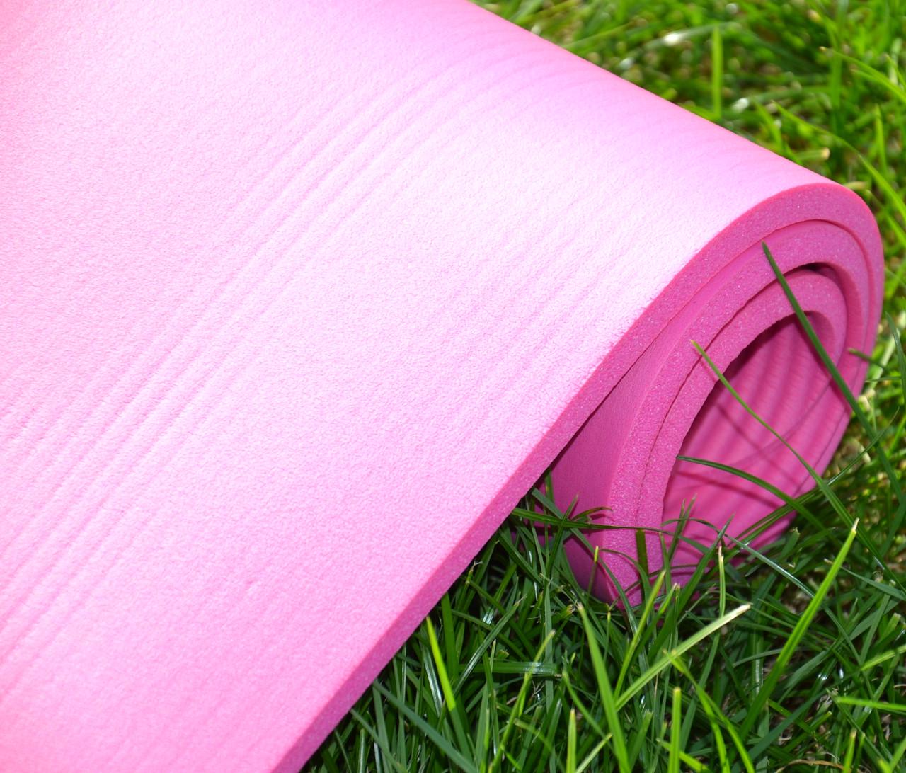 Килимок для йоги та фітнесу Power System PS-4017 NBR Fitness Yoga Mat Plus Pink 180х61х1 см (15272634) - фото 9