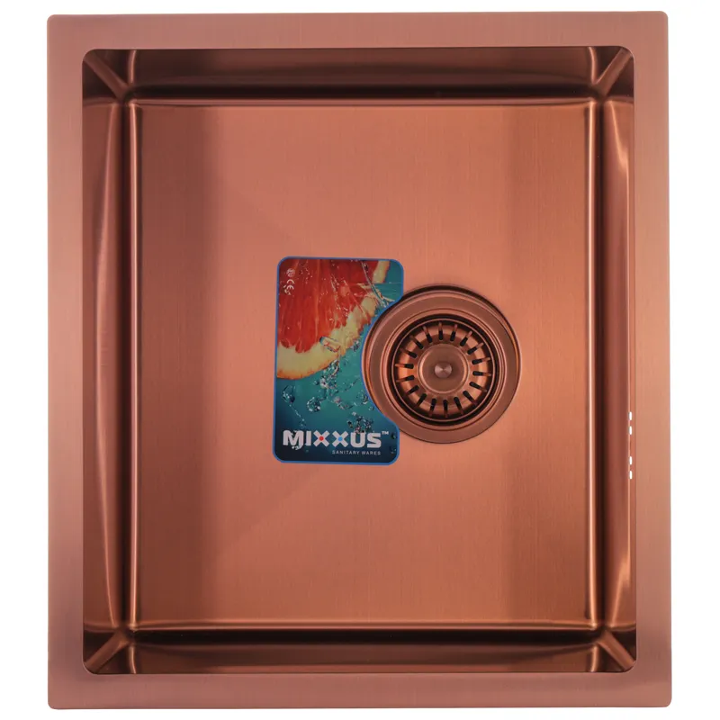 Мийка для кухні MIXXUS MX4843-220x1.0-PVD-Bronze (MX0558) Мийка для кухні MIXXUS MX4843-220x1.0-PVD-Bronze (MX0558)