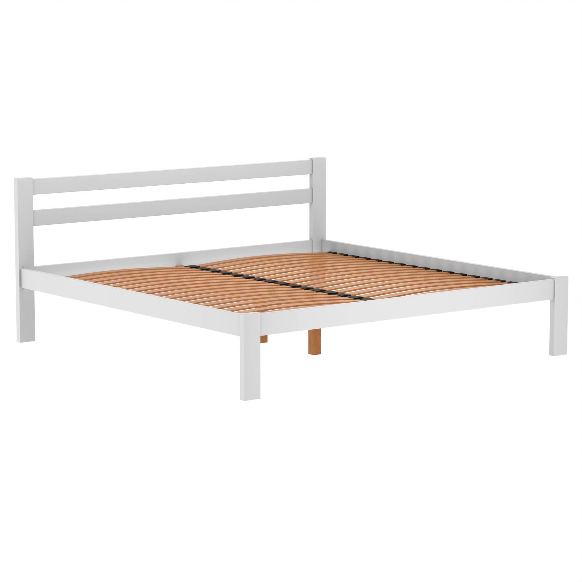 Ліжко дерево Класик двоспальне 180х190 см Білий (380267) - фото 2 Ліжко дерево Класик двоспальне 180х190 см Білий (380267) - фото 2