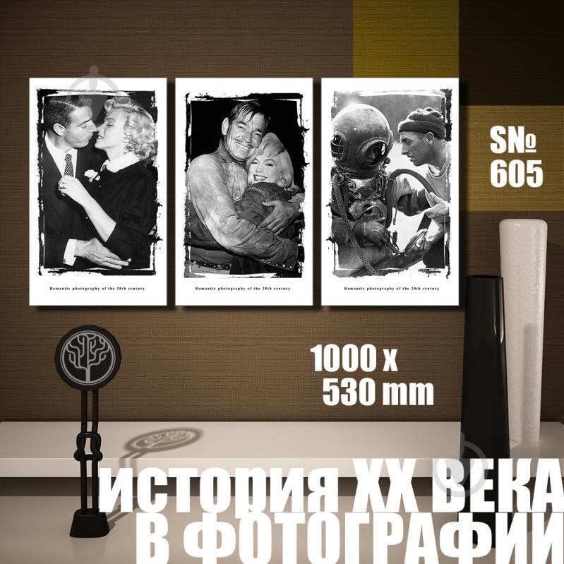 Модульная картина Декор Карпаты история ХХ века: любовь 100х53см (s605)
