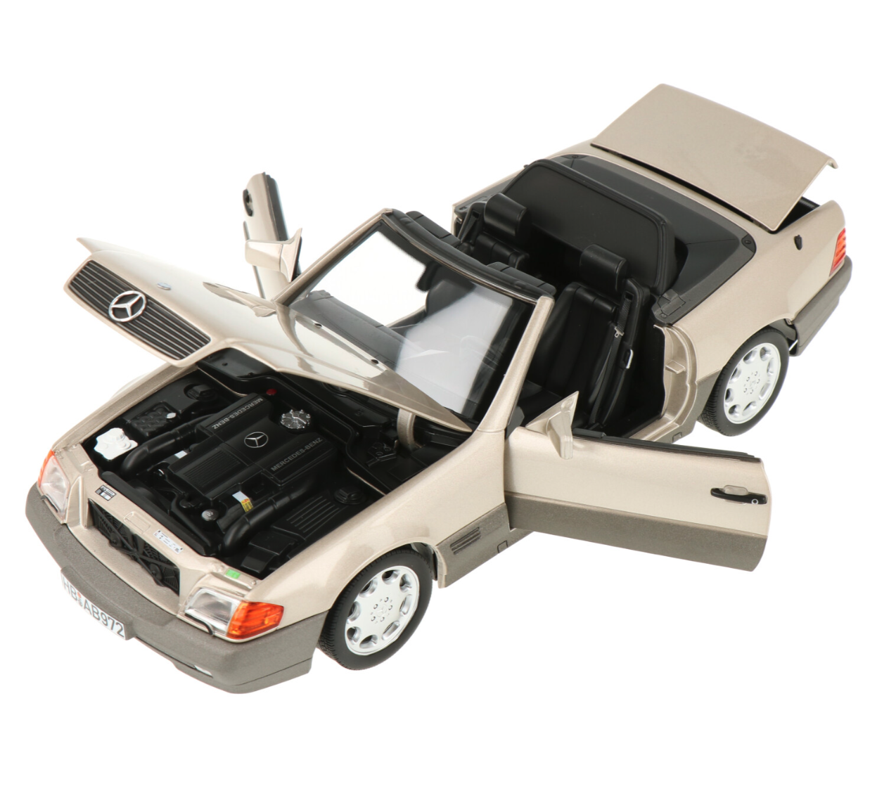 Модель автомобиля Norev 1:18 Mercedes-Benz 500 SL R129 1989-1995 Smoke Silver (183719) - фото 4 Модель автомобиля Norev 1:18 Mercedes-Benz 500 SL R129 1989-1995 Smoke Silver (183719) - фото 4