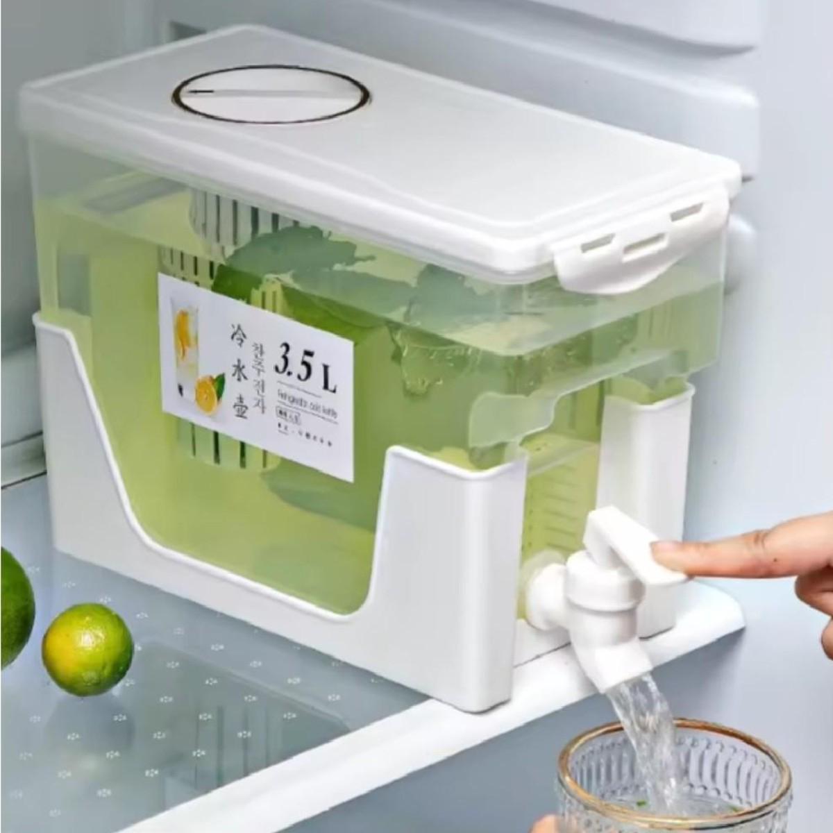 Лимонадник пластиковый с краном Lemonade Bottle 3,5 л (R93237) - фото 2