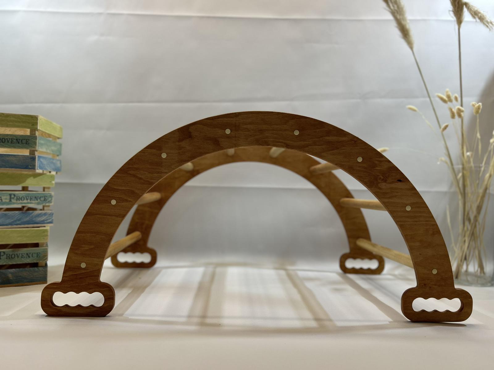 Дитячий тренажер з матрасом Paradox Арка Піклер з натурального дерева (290120234) - фото 2 Дитячий тренажер з матрасом Paradox Арка Піклер з натурального дерева (290120234) - фото 2