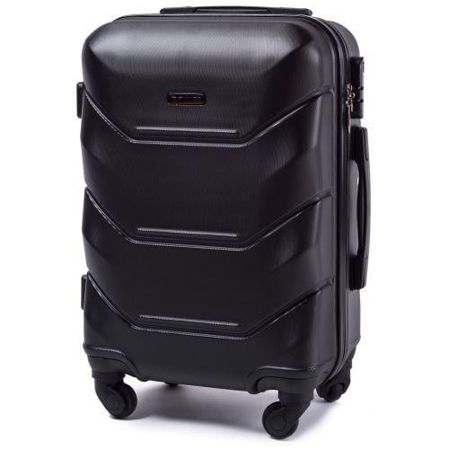 Валіза велика пластикова Wings 147 Чорний - фото 1 Валіза велика пластикова Wings 147 Чорний - фото 1