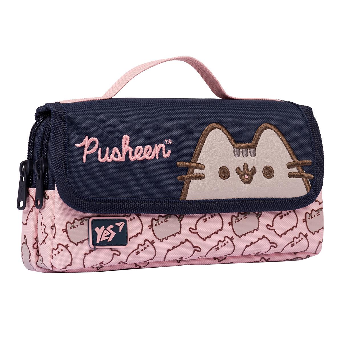 Пенал мягкий Yes WL-01 Pusheen Розовый/Синий (533041)