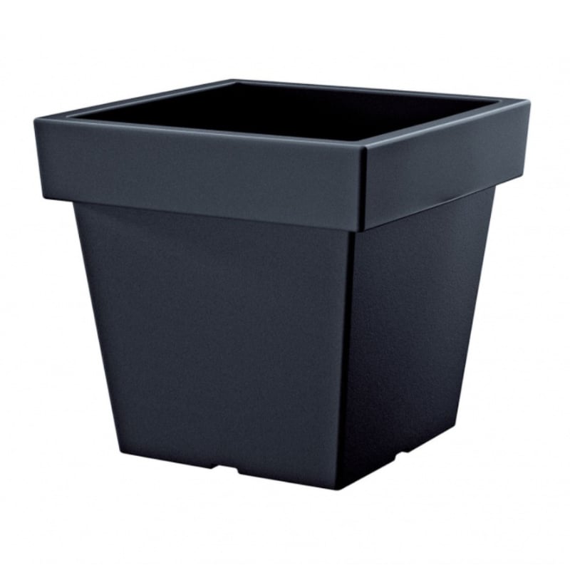 Горшок для цветов Prosperplast Lofly квадратный Н-22 см Антрацит (70718-433)