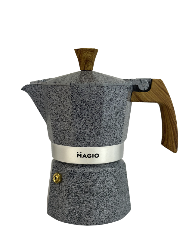 Гейзерная кофеварка Magio MG-1012 индукция 450 мл (2513413927)