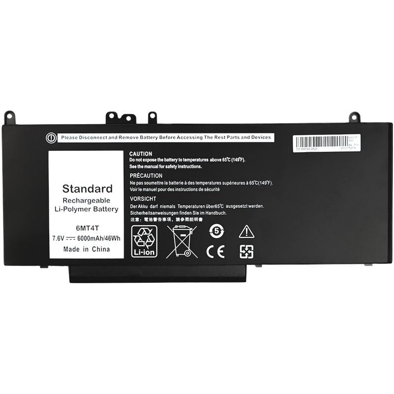 Аккумулятор Power для ноутбуков DELL Inspiron 14 5000 Series 6MT4T 7,6V 6000mAh