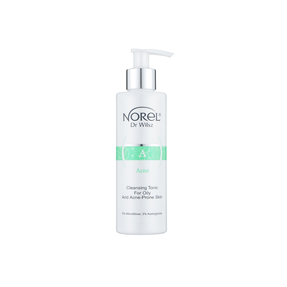 Тонік для жирної та схильної до акне шкіри Norel Acne Cleansing Tonic For Oily And Acne-Prone Skin 200 мл (0158)