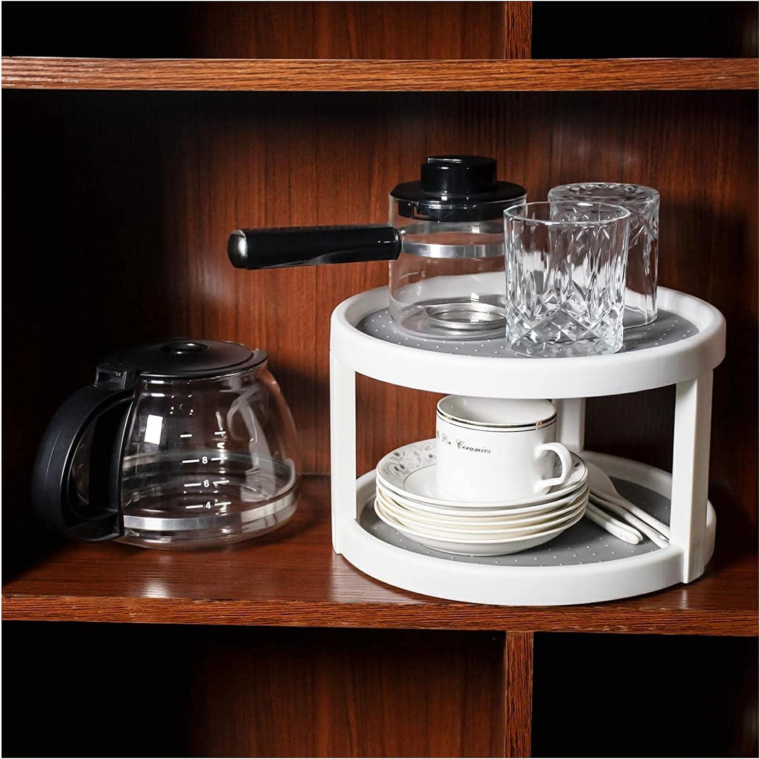 Поднос вращающийся двухярусный для кухни 25 см - фото 6 Поднос вращающийся двухярусный для кухни 25 см - фото 6