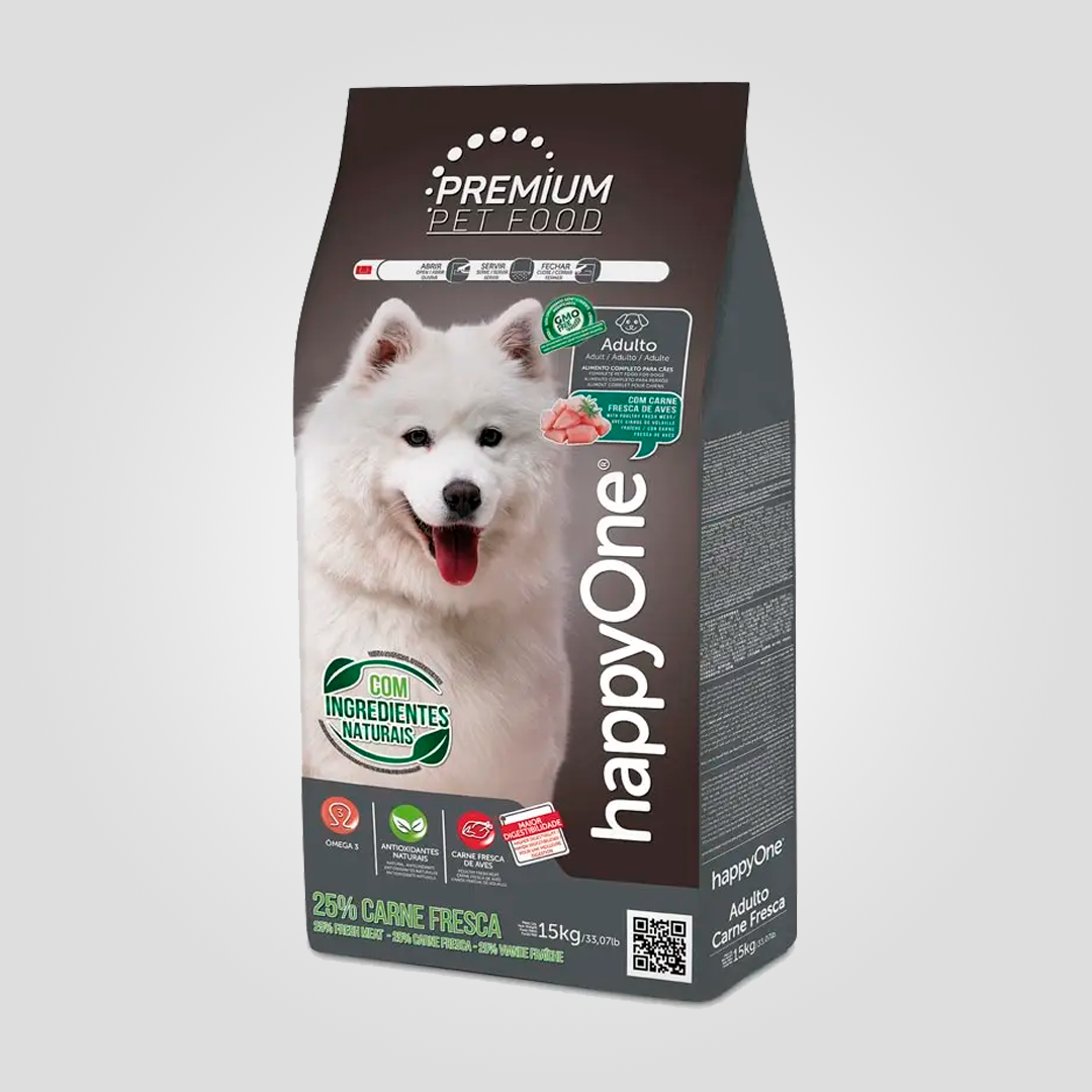 Корм сухий HappyOne Premium Dog Fresh Meat для дорослих собак зі свіжим м’ясом,15 кг (2076331189) - фото 1 Корм сухий HappyOne Premium Dog Fresh Meat для дорослих собак зі свіжим м’ясом,15 кг (2076331189) - фото 1