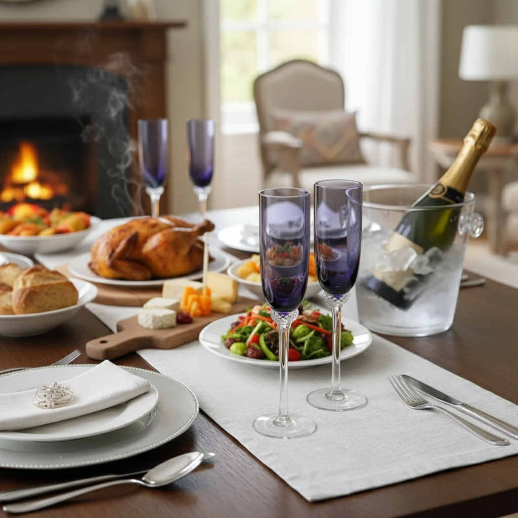 Комплект келихів для шампанського Sakura 220 мл 2 шт. - фото 6 Комплект келихів для шампанського Sakura 220 мл 2 шт. - фото 6