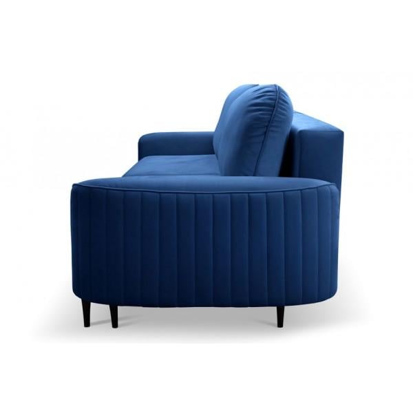 Диван раскладной Perfect Home Vena из натурального дерева/ДСП/ткани Velluto 25 Темно-синий (49726) - фото 5 Диван раскладной Perfect Home Vena из натурального дерева/ДСП/ткани Velluto 25 Темно-синий (49726) - фото 5