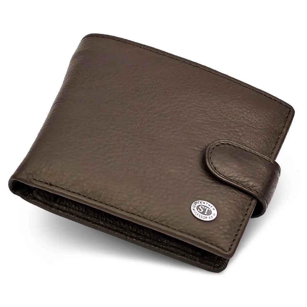 Портмоне кожаный ST Leather ST104 Коричневый