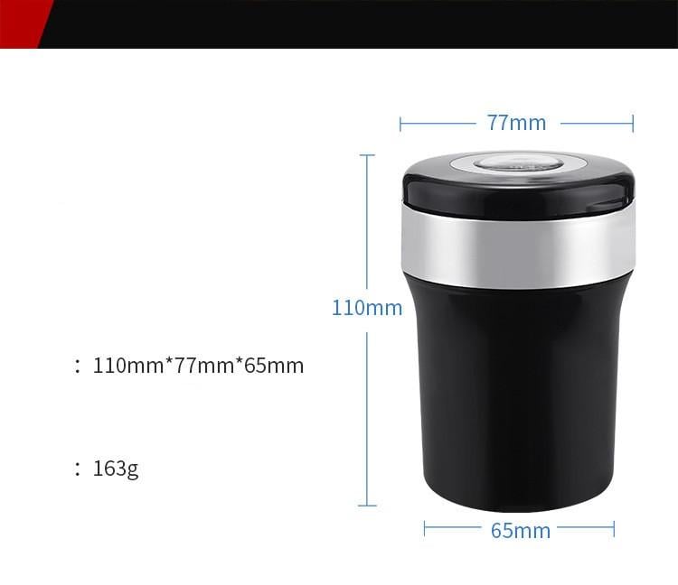 Попільничка автомобільна ZHEJIANG з підсвічуванням Синій (02189) - фото 3