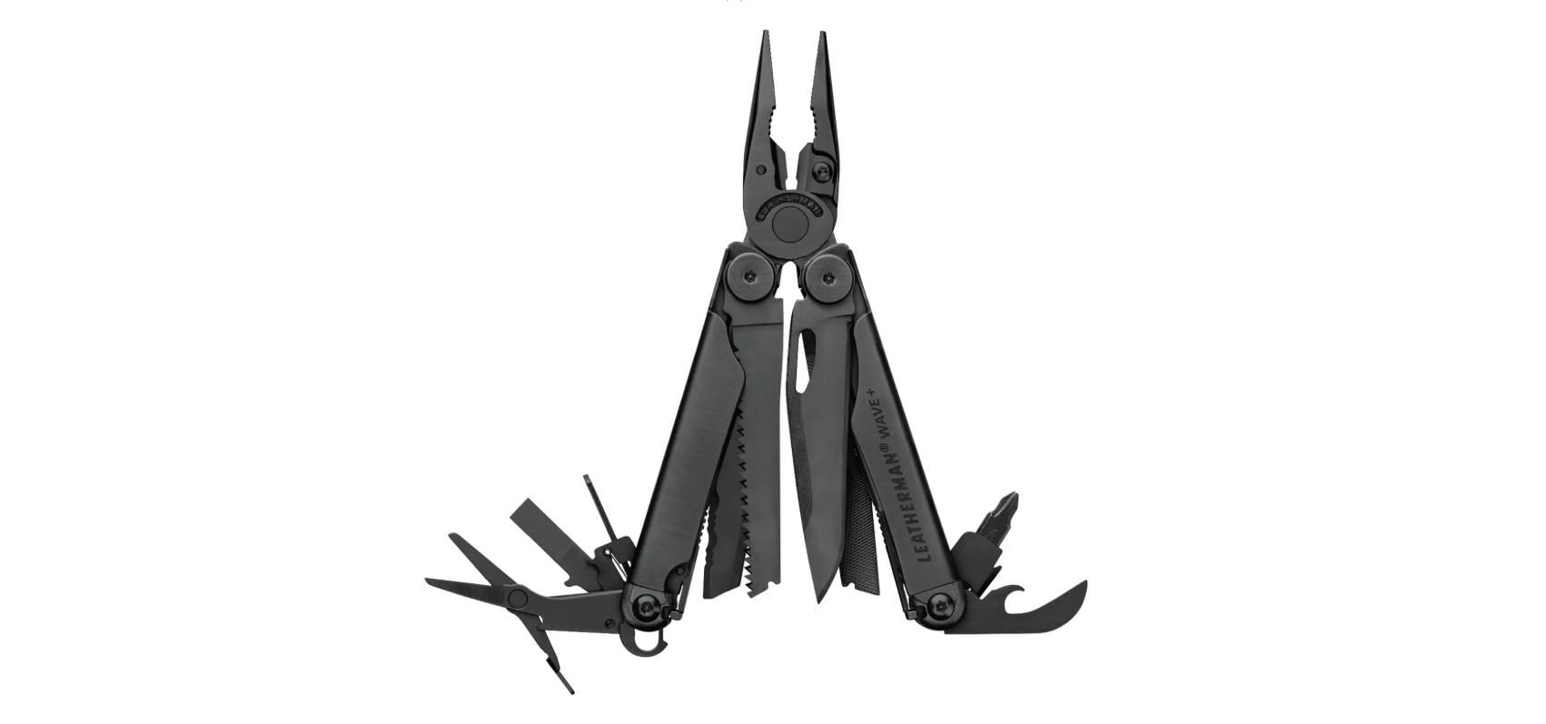 Мультитул Leatherman Wave Plus 18 инструментов без чехла и бит Black (26206381)