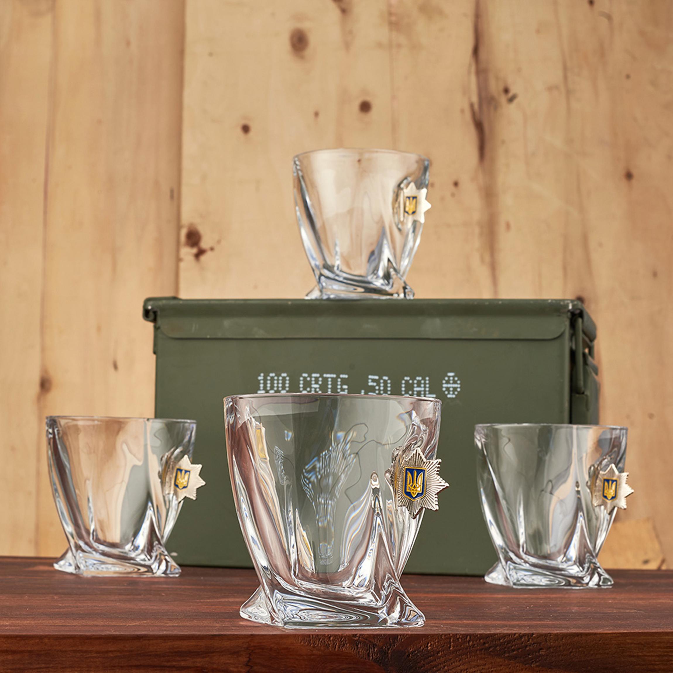 Набор VSKLO БК маленький хрустальные стаканы Полиция (28918627) - фото 7 Набор VSKLO БК маленький хрустальные стаканы Полиция (28918627) - фото 7