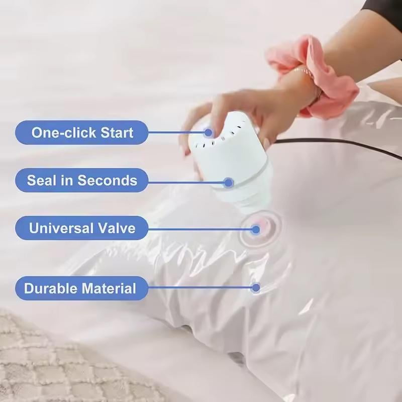 Вакуумні пакети 79х60 см 2 шт./електричний насос - фото 3 Вакуумні пакети 79х60 см 2 шт./електричний насос - фото 3