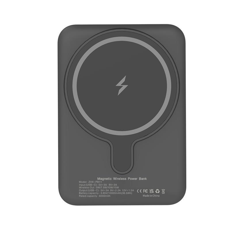 Портативная беспроводная батарея XON PowerBank Magsafe 10000 mAh Black