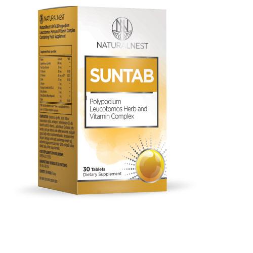 Натуральная добавка диетическая NATURALNEST Suntab для защиты кожи от солнца 30 табл. (444718)