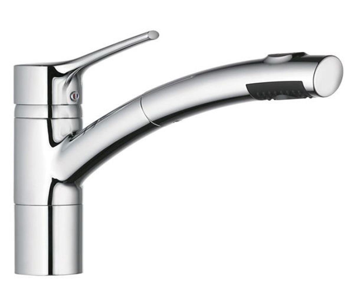 Смеситель для кухни Kludi TRENDO с выдвижным сливом (21258) Смеситель для кухни Kludi TRENDO с выдвижным сливом (21258)