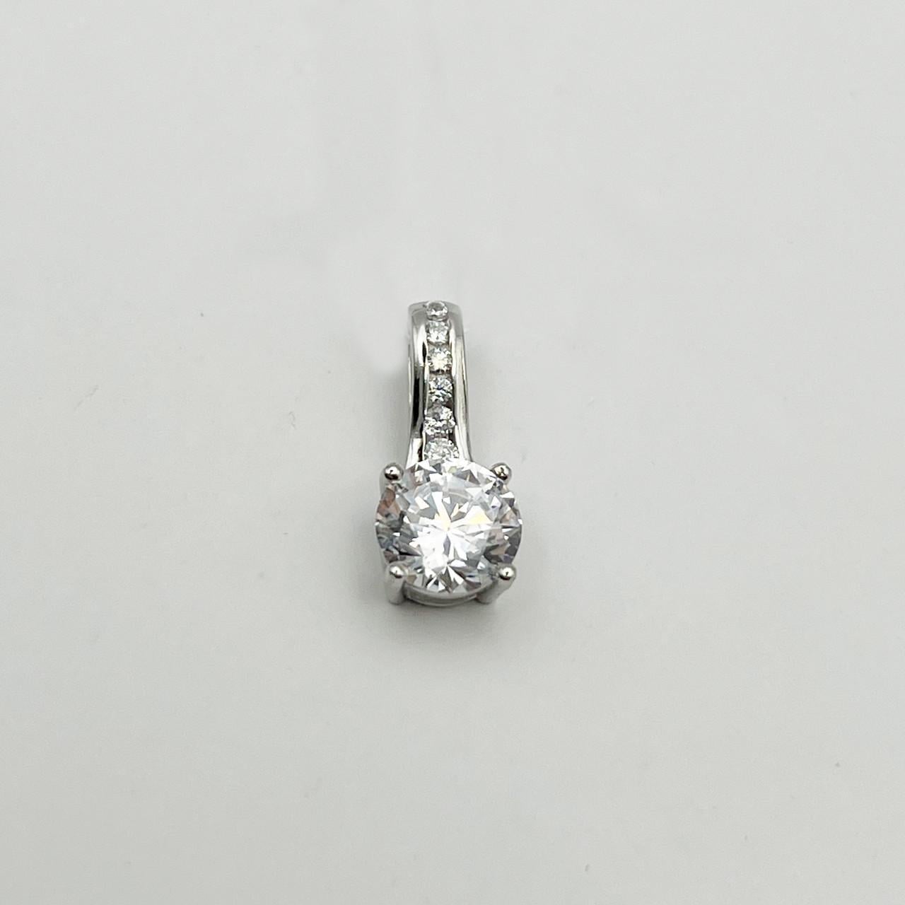 Серебряный кулон с кубическим цирконием 1,82 г (2476989472)