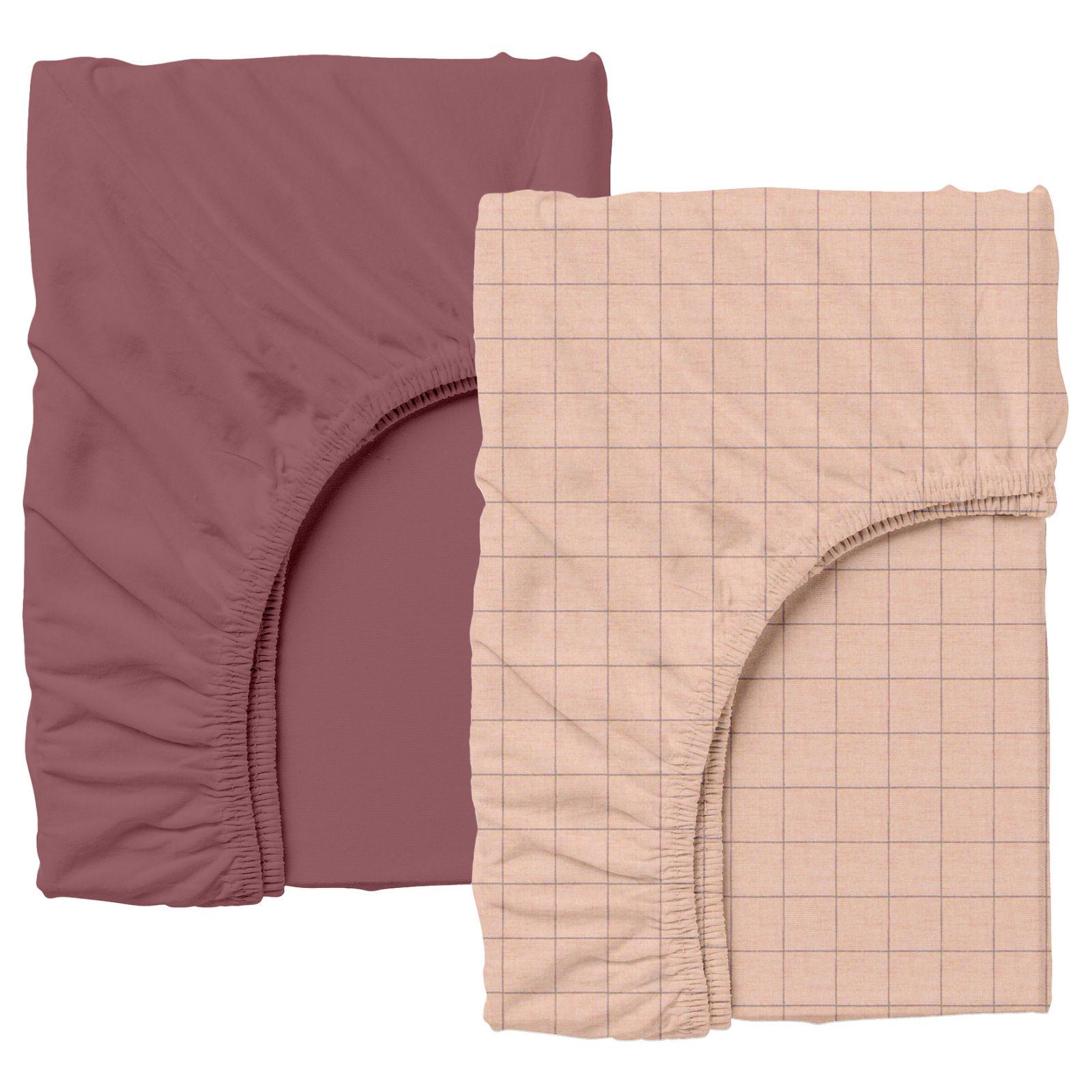 Набор простыней на резинке Cosas 160х200х20 см 2 шт. Cherry/Cell Ashrose (4822052083253)