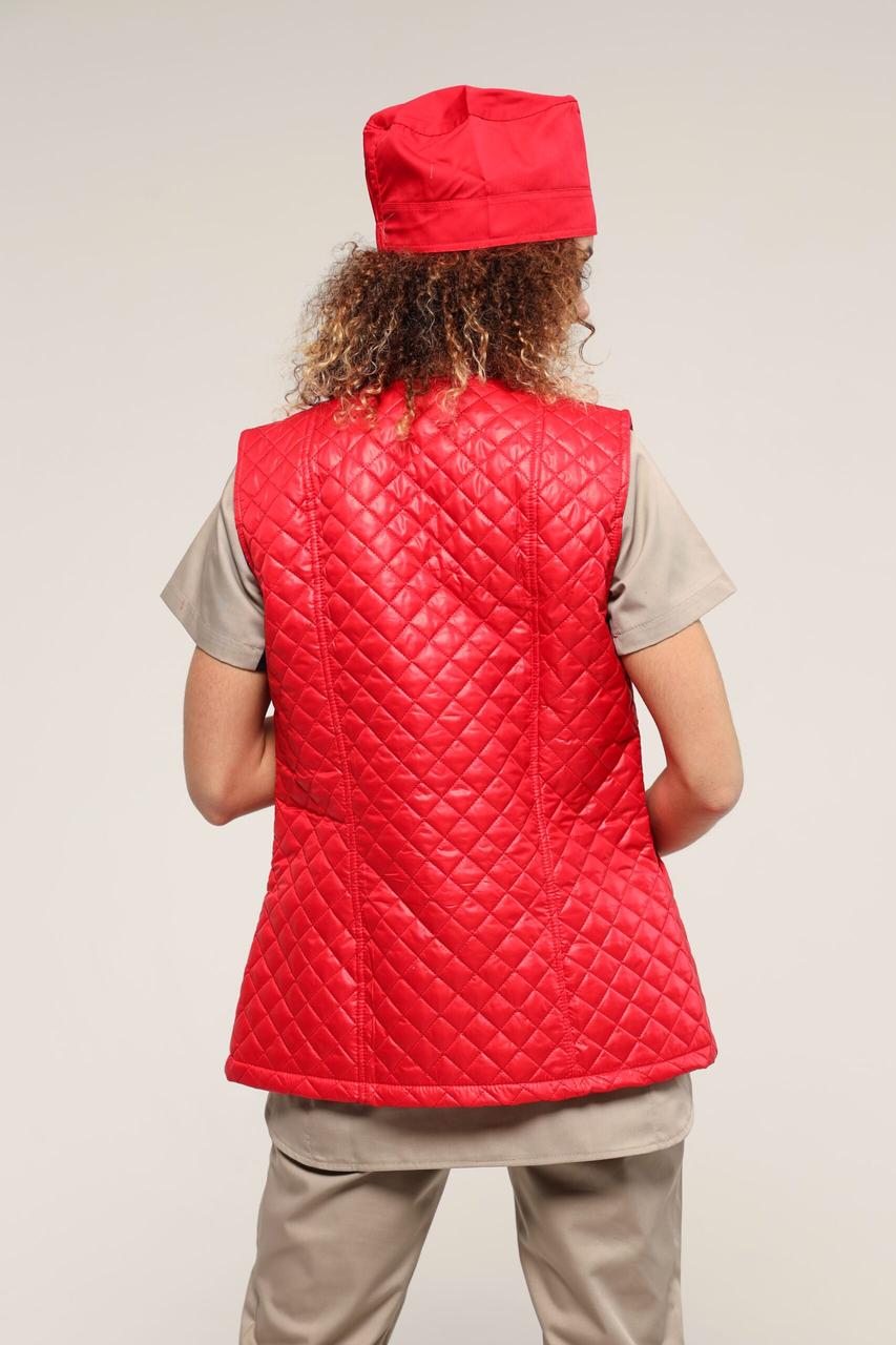 Жилет медичний жіночий теплий TopLine Аляска р. 48 Червоний (31500-03-(48) - фото 6 Жилет медичний жіночий теплий TopLine Аляска р. 48 Червоний (31500-03-(48) - фото 6