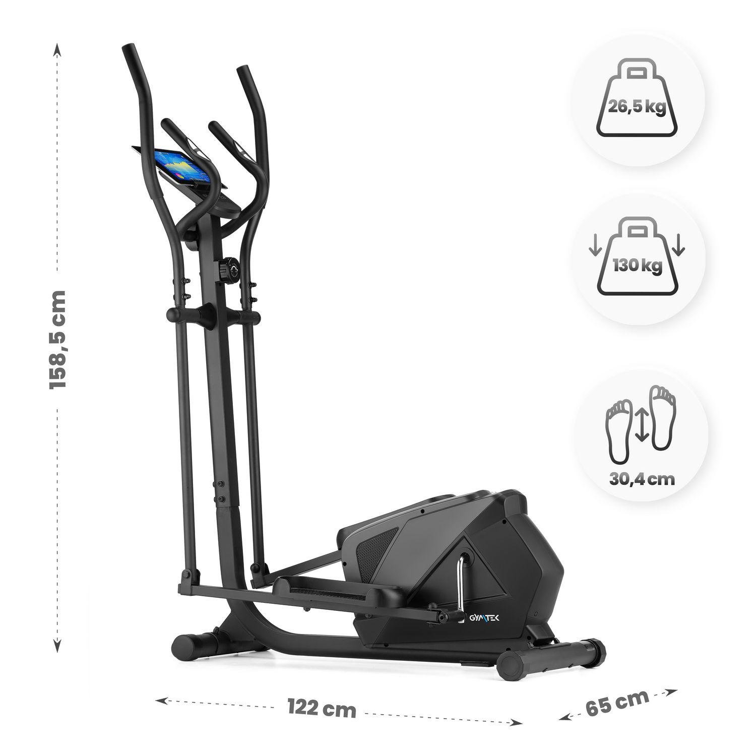 Орбитрек Gymtek XC1300 магнитный Серый (30477497) - фото 19