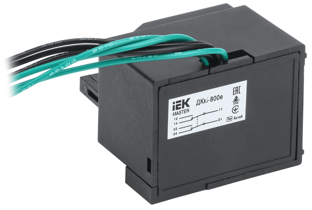 Контакт дополнительный УЭК ДКм-800е ДКм-40 1,5A AC 230V (SVA71D-DK-1-02)