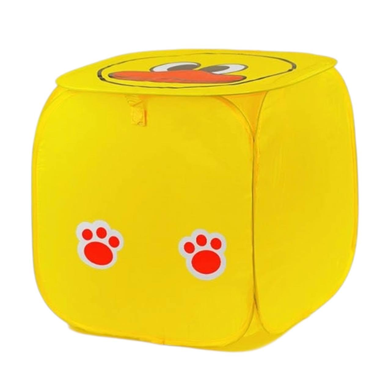 Корзина-органайзер для игрушек С 36582 складная Желтый (28461263)