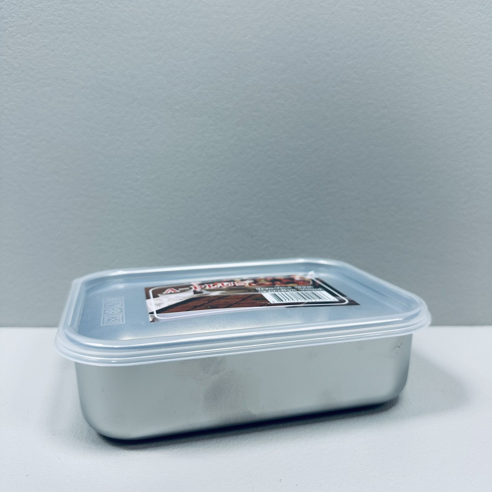 Лоток с крышкой A-Plus 2210 из нержавеющей стали 700 мл 16,6х12,8х3,5 см Стальной (23581) - фото 3